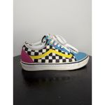 Vans Old Skool Pink/Blue/Checkerboard - Mens 6.5 Women's 8 Color Shift 90s 80s Photo 2