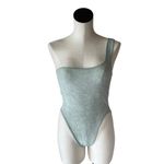 ZARA NWT  LIMITLESS CONTOUR COLLECTION ONE SHOULDER BODYSUIT MINT GREEN Photo 1