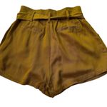 Forever 21 Mustard High Rise Contemporary Mini Shorts Women's Size XS | 25-5-2 Photo 1