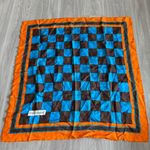 Yves Saint Laurent Silk Raw Hem 26” x 26”
Color Orange Blue Brown Photo 1