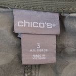 Green Camouflage Bermuda Shorts Size 16 Chico's Camo Shorts Photo 5