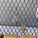 Rachel Zoe Gold and pink zirconia Earrings with bracelet Photo 3