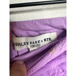 ASHLEY PARKER x RTR Women's Purple 100% Cotton Eyelet Wrap Mini Skirt Size 2 Photo 5