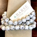 BARSE Sesame Jasper Hand Finished Bead Bracelets Set of Three NWT Photo 1