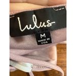 Lulus  Dusty Pink Formal Dress Medium Spaghetti Strap Wrap Dance M Photo 8
