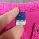 Old Navy Sweater Womens XL Pink Ribbed Long Sleeve Henley Pullover Casual Photo 2