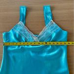 NWT Vintage Y2K Satin Babydoll Tank Top Sz XL by Decoded Light Blue Deadstock Photo 6