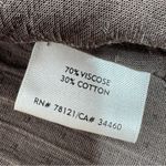 Eileen Fisher Vintage Textured Open Front Cardigan Blazer Jacket Brown XL Photo 9