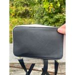 Steve Madden Backpack With Top Handle Purse Faux Leather Black Cream Photo 3