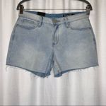 BLANK NYC Raw Hem The Fulton Denim Roll Up Shorts in Blue Steel size 28 🆕 Photo 4
