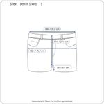 SheIn Distressed Denim Shorts Womens Small Grunge Thrash Festival Bohemian Mom Photo 7