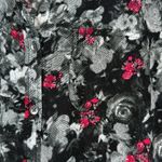 Rock & Republic  Black Printed Button Down Blouse Size Large EUC #VEG-0129 Photo 3