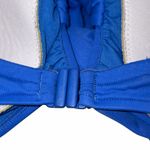 Seafolly  Royal Blue Flower Festival Bandeau Halter Bikini size 14 Photo 5