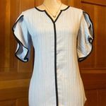 NWT, Lavishly Paris Periwinkle Blue Tee Size M Photo 5