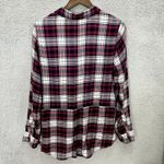 Lucky Brand Plaid Button Shirt Womens Large Red Western 90s Grunge Preppy Casual Photo 2
