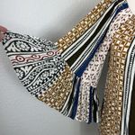 Elan  Women's Off Shoulder Dress Mini Multicolor Wide Ruffle Sleeves One Size Photo 2