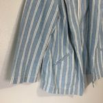 Chico's Chico’s • Women’s Blue Striped Blazer Size 1 Photo 2