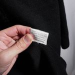 Donna Salyers‎ Fabulous Furs Long Cardigan Removable Collar Mob Wife Black Y2K S Photo 8