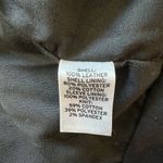  100% Leather Black Moto Jacket hook closure Hinge Size 1 Photo 7