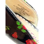 Betsey Johnson Size 6 Floral Pointed-Toe Heels W/ Bow Access Black/Red Photo 5
