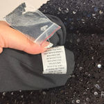 Haute Hippie Y2K Junk Sequin Tank Top 395$ Gala Night Party Date New Year Black Size M Photo 3