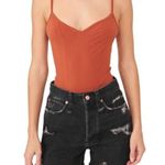 Free People  Intimately Last Rose Bodysuit in Amber Coral Photo 2
