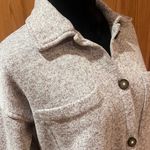 Madewell  MWL (Re)sourced Sweater Fleece‎ Shirt-Jacket in Heather Pale Thistle XS Photo 8