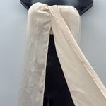 Akira NWT Amelia Strapless Maxi Dress Size Large Cream Formal Photo 1