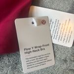 Lululemon  Flow Y Nulu Longline Bra - Pomegranate - Size 8 Photo 3