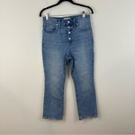 Madewell  Cali Demi Boot Medium Light Wash Bootcut Jeans Size 28 Photo 1