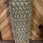 Vintage 90’s Poly Gold Lace Sequined Large Maxi Dress Photo 2