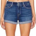Paige  Jimmy Jimmy Denim Jean Shorts Women's 29 Rolled Cuff Cutoffs Medium Wash Photo 3