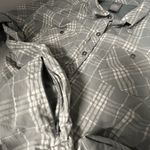 REI Gray Plaid Women's Button Down Hiking Shirt Size L Photo 6