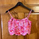 Lilly Pulitzer - Pink Pout Mango Salsa Cropped W/Scalloped bottom Size 4-E… Photo 5
