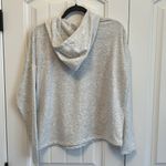 Rae Dunn  Believe Gray Hooded Sweatshirt - NWT Photo 2