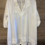 Antica Sartoria White Tunic embroidered floral Sequin romantic festival lace Size undefined Photo 0