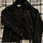 Olivia Sky Black Zip-Up Coat Photo 2