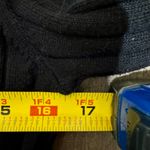 Caslon Black Ribbed Turtleneck Waffle Hem Sweater Size MP Photo 9