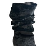 Shoe Republic LA  Velvet Mid-Calf Boots Party Block Heels Fashion Pointed Toe Photo 1