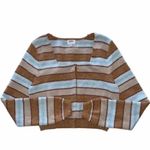 Cotton On Women's Cropped Set Up Stripe Cardigan Sweater Photo 2