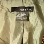 Vintage Multicolor Paisley Corduroy Blazer Green Size L Photo 2