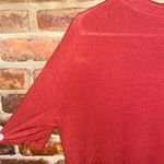 Philosophy Rust Red Short Sleeve Choker Keyhole T-Shirt Women's Size Small Photo 5