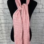 Tommy Hilfiger cable knit scarf pink one size Photo 0