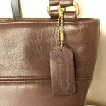 Coach Vintage TRIBECA Brown Glove Tanned Slim Bleeker Bucket Shoulder Bag 9099 Photo 6