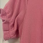 Simply Southern  Pink Textured Top Photo 3