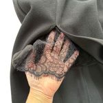 Lovers + Friends Lovers‎ and Friends Black Cordoba Maxi Dress Leg Slit Lace Trim, Size XS Photo 6