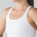 Lululemon  Energy Bra White Size 4 – Medium Support, Excellent Condition Photo 5