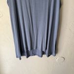 LOGO Layers Tank Top Womens Large Blue Sleeveless Rayon Spandex Tunic Stretchy Photo 2