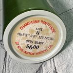 Burlington Champagne Bottle Novelty Sheer Pantyhose Black Medium 115lbs Photo 7