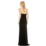 Mac Duggal leena for  68183 Front Keyhole Halter Strap Dress size 4 UB Photo 8
